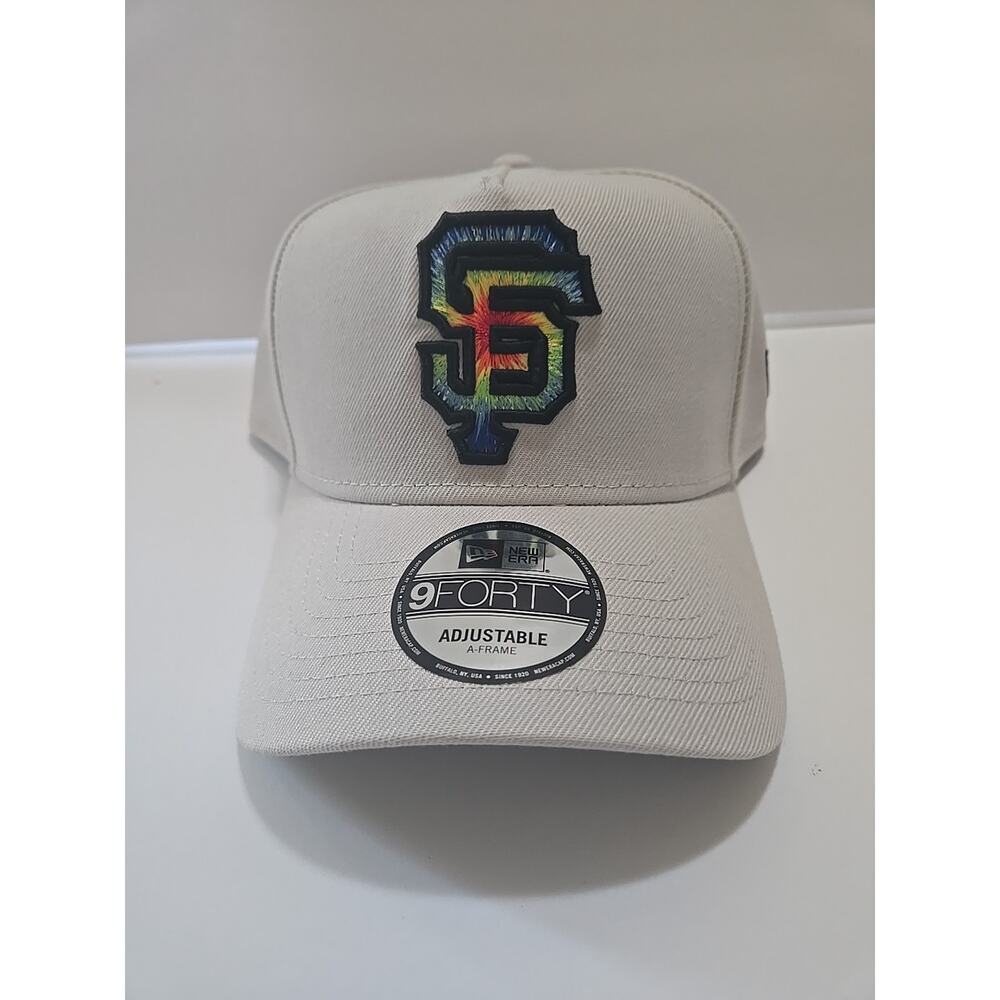San Francisco Giants New Era 9FORTY Dye Tan Adjustable Snapback Cap